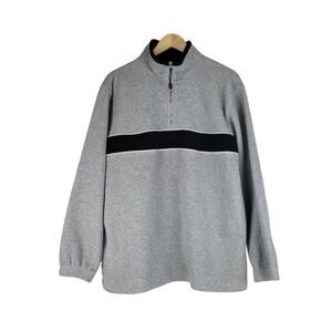 Taylor & Henry Fleece Pullover Men's size Medium Sweatshirt 1/4 Zip Long Sleeve